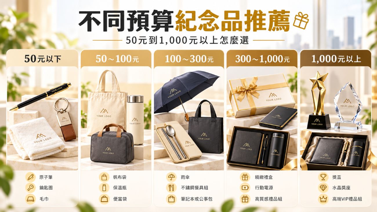 不同預算的紀念品推薦選擇