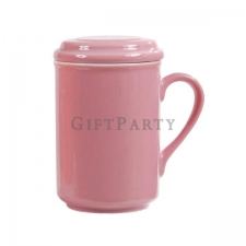 Two-color glaze two-piece cover cup