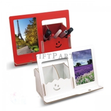 DIY photo frame bracket pen holder
