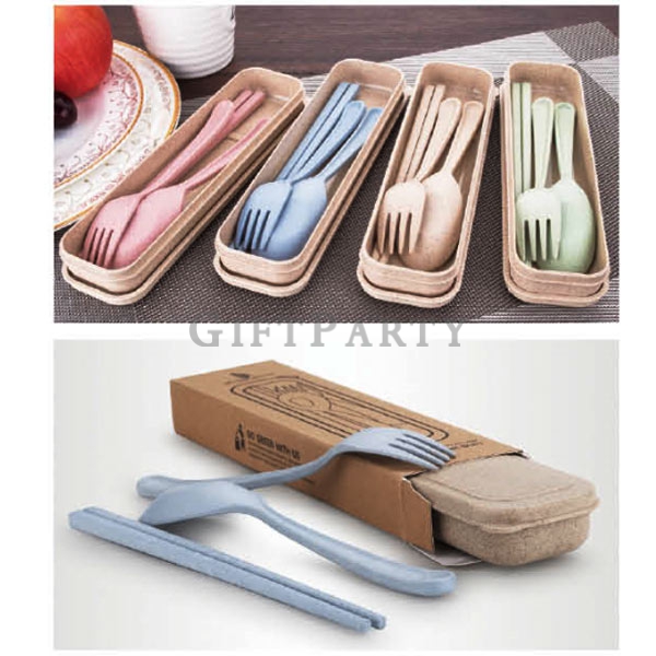 Wheat straw cutlery,小麥環保餐具組