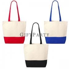 Contrast canvas bag