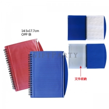 Document storage bag notebook