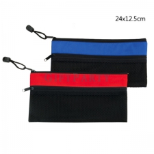 Nylon double zip pocket