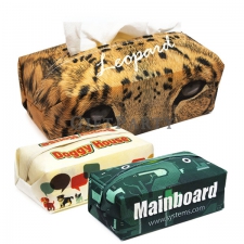 Customized paper cover sublimation non-woven face carton cov