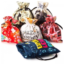 Custom full color drawstring bag
