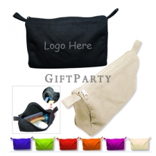 Canvas Small Cosmetic Bag 12oz