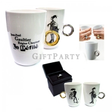 Custom diamond ring cup