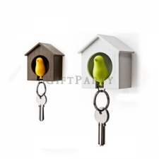 Bird's nest shape whistle keyring