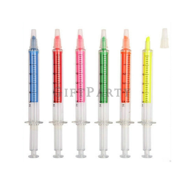 Syringe shape highlighter pen,針筒螢光筆,Advertising gifts, promotional gifts, custom enterprise gifts, c