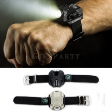 Night running special glare LED flashlight wrist strap