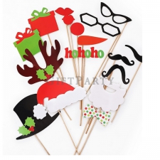 Christmas 17 beard glasses photo props