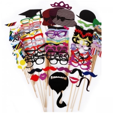 76 birthday party creative wedding red lips beard photo prop