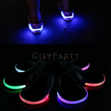 Luminous LED shoe clips luminous flashing shoe light