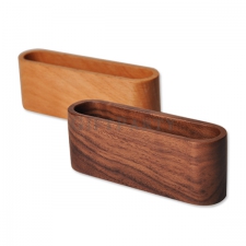 Black walnut simple wooden business card holder card holder