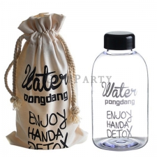 Korean Pongdang-water plastic water bottle with cup 600ml