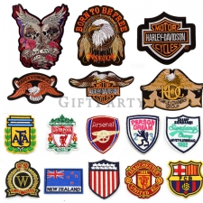 Custom embroidery cloth stickers armband embroidery badge em