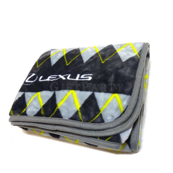 Custom Flannel blanket car gift blanket,法蘭絨毛毯汽车贈品毯定制,Advertising gifts, promotional gifts, custom lo