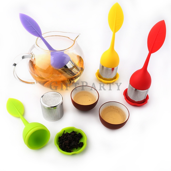 禮品,贈品,客製禮品-304不鏽鋼泡茶器硅膠茶葉過濾器2,Tea strainer