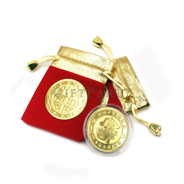 2018狗年金幣金箔紀念幣,錢母