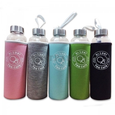 玻璃瓶+潛水布套550ML