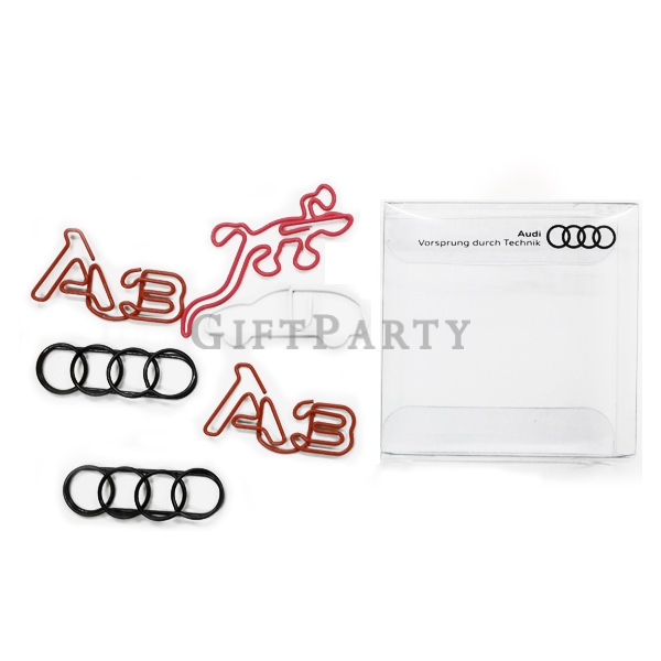 A3贈品,汽車贈品,奧迪贈品,禮贈品-客製迴紋針PVC盒裝