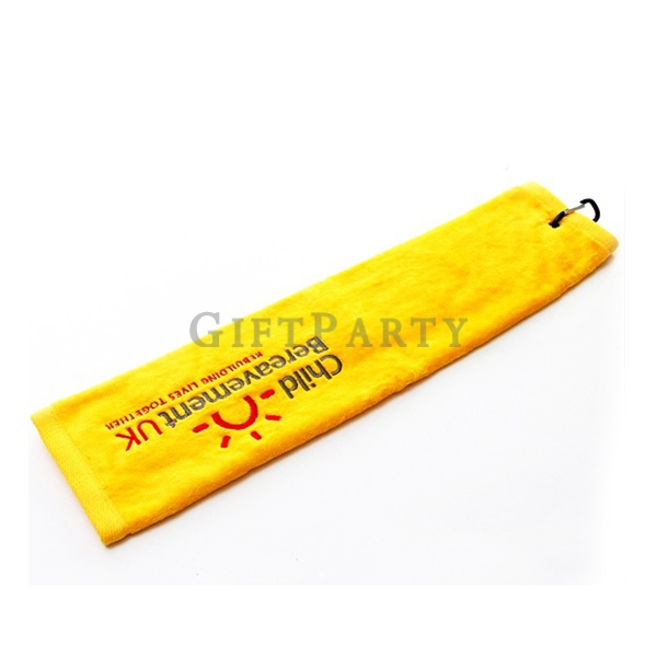 Golf towel,客製高爾夫球毛巾-高爾夫毛巾,登山扣毛巾,扣環毛巾
