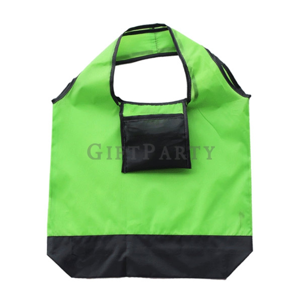 客製環保袋,折疊環保袋,廣告企業贈品,週年慶贈品,撞色環保袋-素色方形折疊環保袋,綠色環保袋