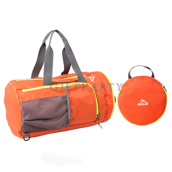 橘色折疊背包,禮品,週年慶贈品,銀行禮品,NIKE贈品,-折疊旅行包手提雙肩後背包7