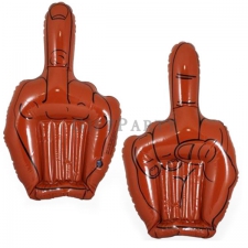 Protest to build PVC inflatable big fingers
