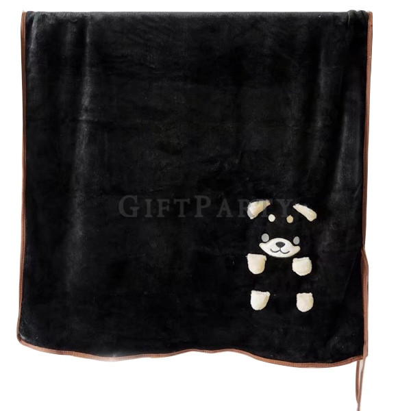 柴犬毯,狗年贈品,狗年禮品,狗年紀念品,三色柴犬卷毯,動物卷毯,黑柴毯,