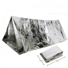 Outdoor survival blanket emergency tent
