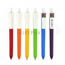 White bar barcode gel pen advertising pen