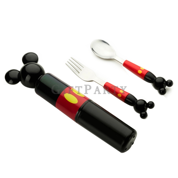 禮品,贈品,禮贈品,兒童餐具,環保餐具,兒童節禮品,-立體米奇頭兒童餐具