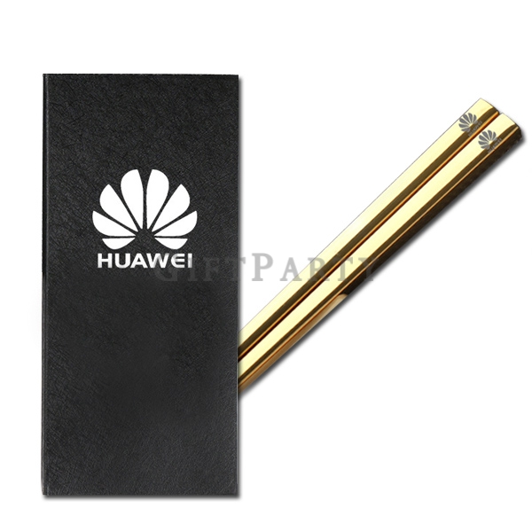 銀行贈品,禮品,贈品,禮贈品,股東會贈品,品牌贈品,304不鏽鋼金色筷組(5入)2