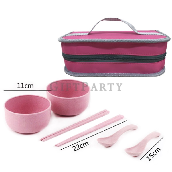 禮品,客製化禮品,股東會贈品,股東會紀念品,小麥贈品,啤酒贈品,-小麥雙人環保手提餐包組2Wheat color double green portable meal bag group