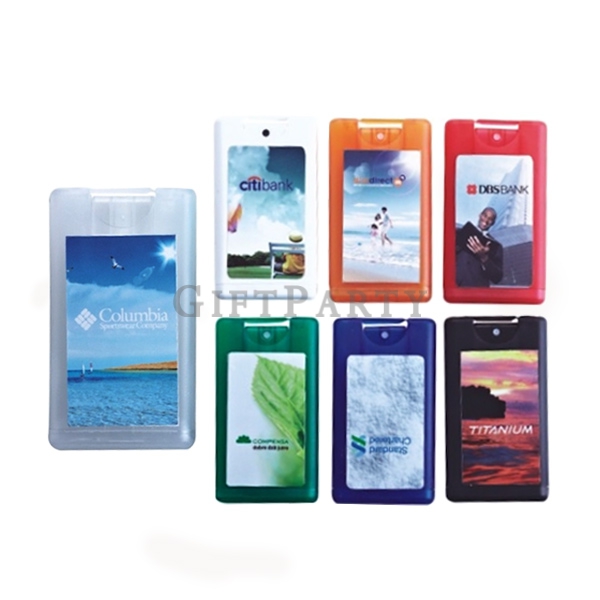 客製化禮品,銀行禮品,銀行贈品,銀行贈品,展場贈品,卡片式清潔噴霧