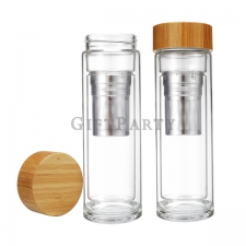 高硼硅雙層玻璃瓶450ml(附濾網)