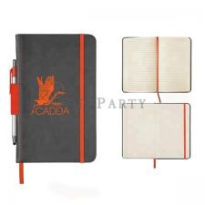 Custom leather hardcover notebook