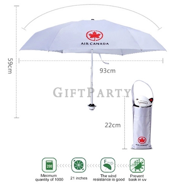 禮品,贈品,-客製飛機造型折傘