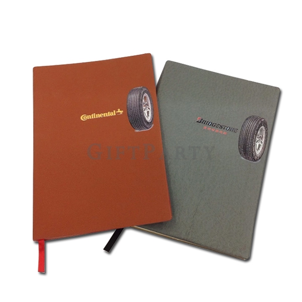 輪胎贈品,輪胎禮品,輪胎紀念品,客製筆記本,企業禮品,客製PU皮革筆記本A5-彩印