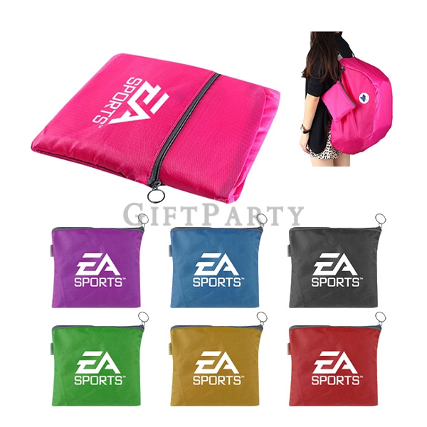 禮品,客製折疊背包,折疊環保袋,登機隨身包包,出差贈品,-折疊背包