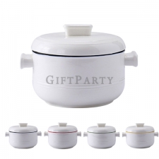 Ceramic bowl with lid instant noodle bowl