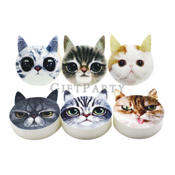 貓狗海綿,造型海綿,客製化贈品,廣告贈品,寵物飼料贈品,選舉贈品,廚房清潔海綿(特殊刀模彩印)