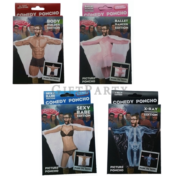 創意禮品,創意贈品,-猛男造型雨衣,造型雨衣,全彩印刷雨衣