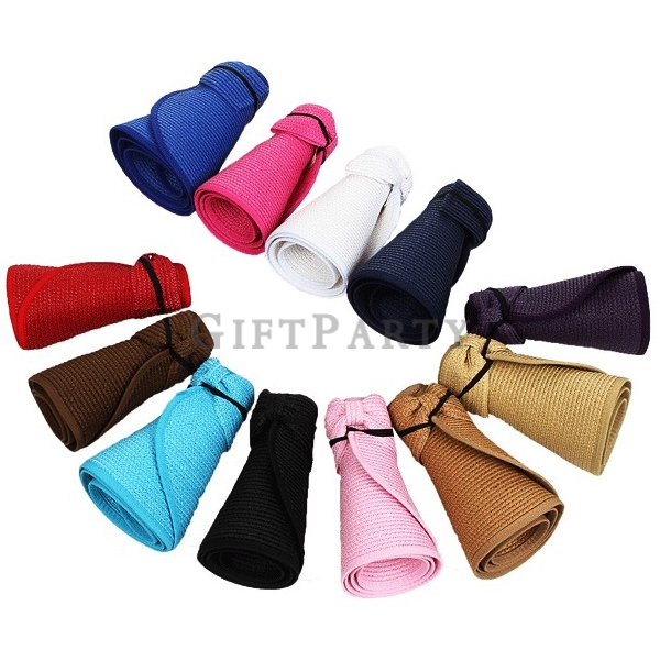 Custom Sun Beach Visor Hat ,家庭日禮品,女性遮陽帽,女性贈品,禮品,贈品,紀念品,-寬邊秸稈遮陽帽,Foldable Straw Sun Hat Visor