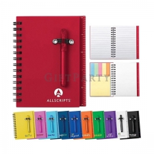 Coil notebook with pen