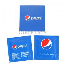 Square towel advertising wipes