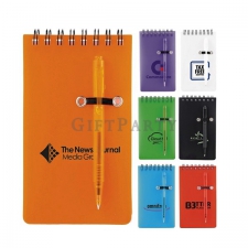PP coil notebook with pen