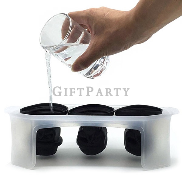 kuso禮品,個性禮品,夜店贈品,製冰盒,硅膠製冰,禮品,贈品,文創禮品,-3D骷髏頭製冰盒