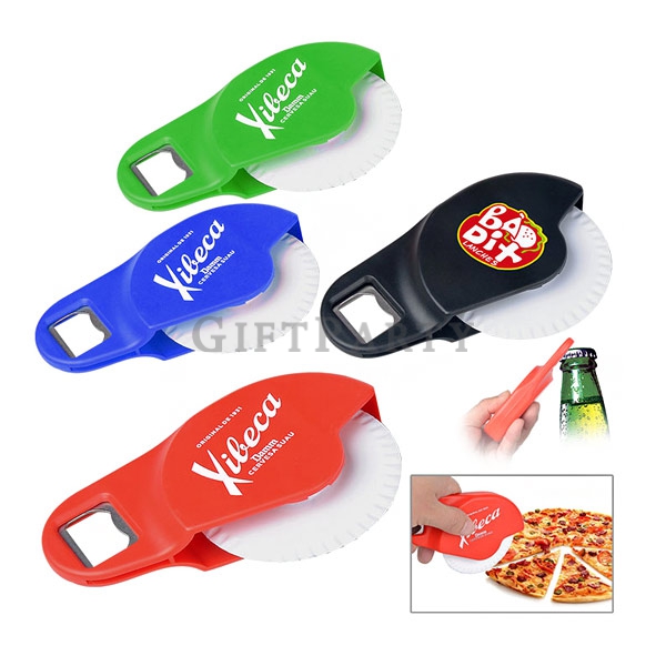 pizza刀,餐廳禮品,啤酒贈品,禮品,贈品,紀念品,家庭日禮品,客製化禮品,PIZZA分割+開瓶器